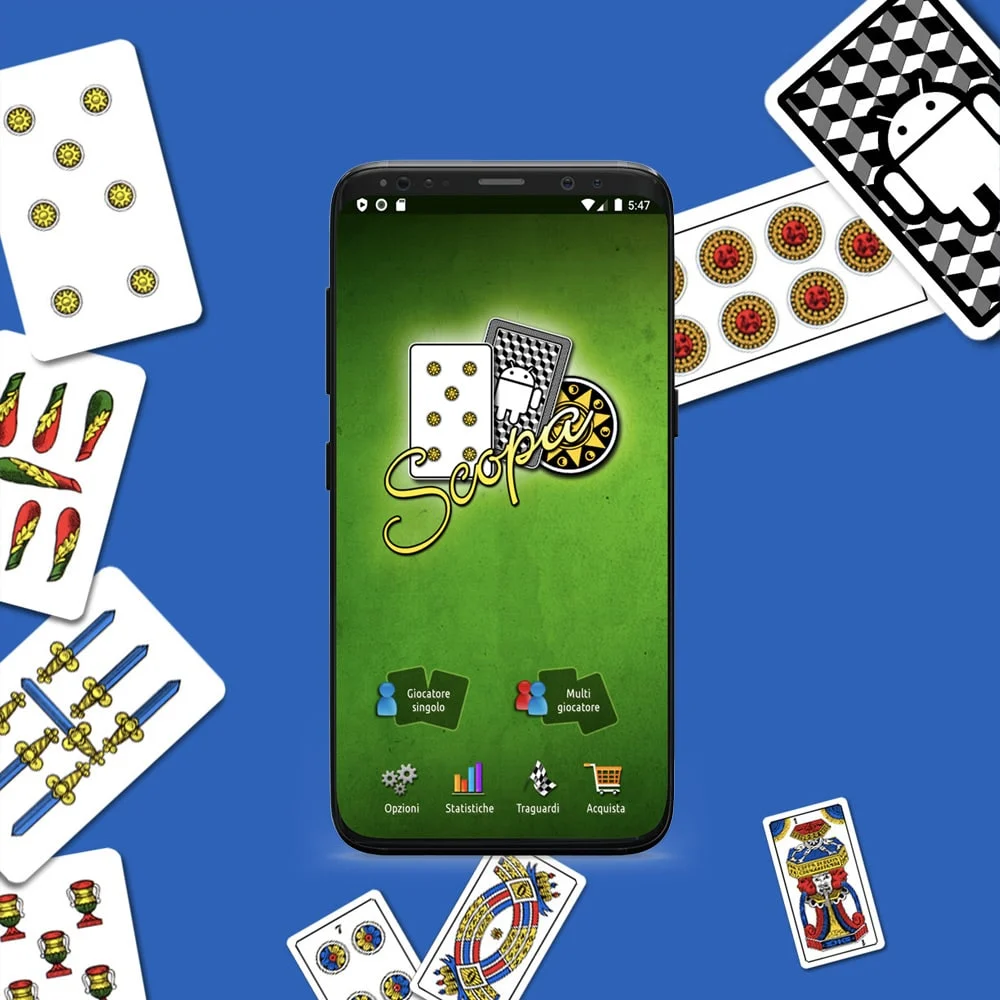 Gioco carte Scopa App Android