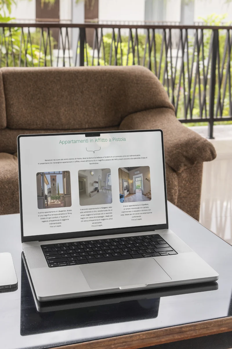Realizzazione Sito Web Apartments in Pistoia