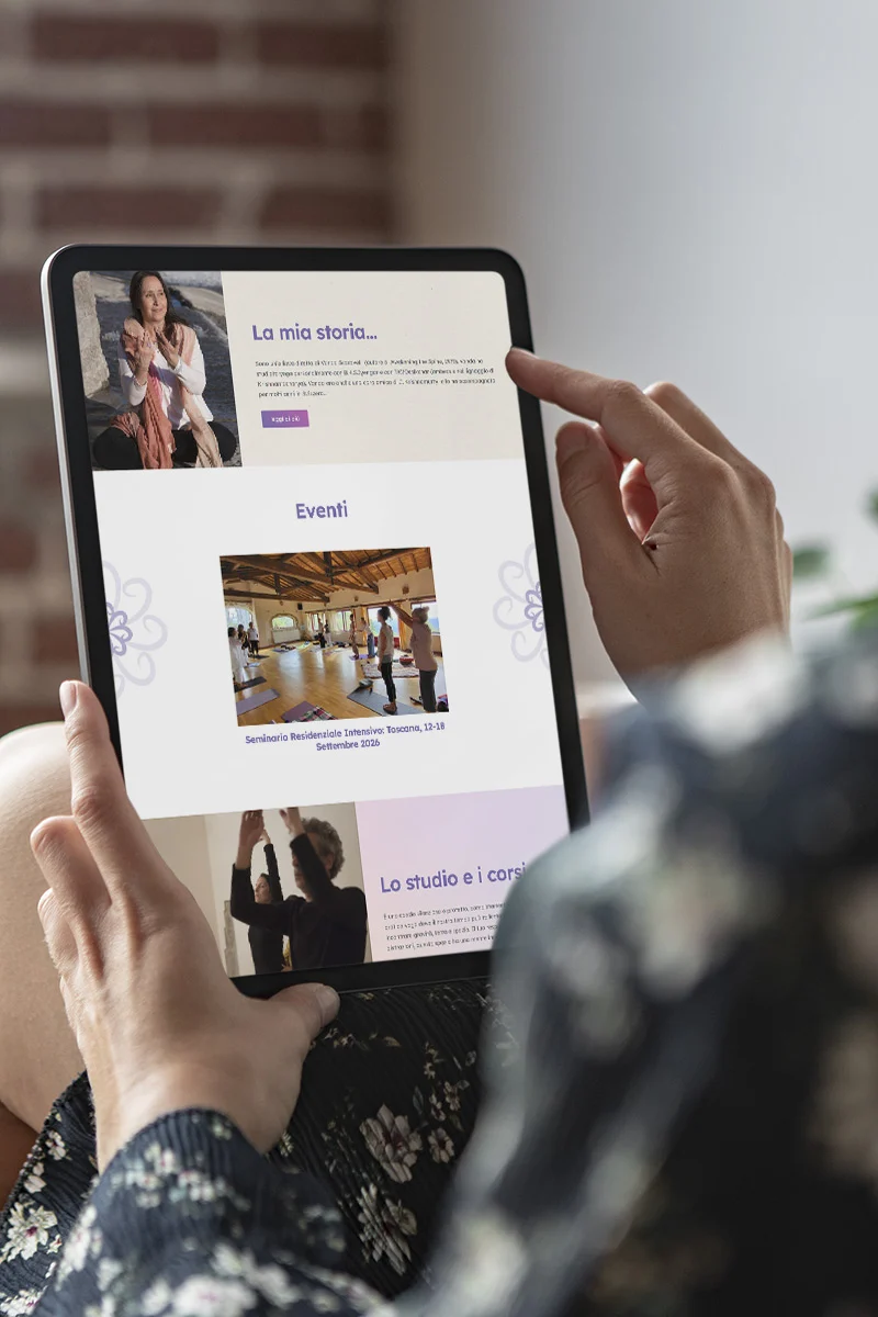 realizzazione siti web yoga firenze